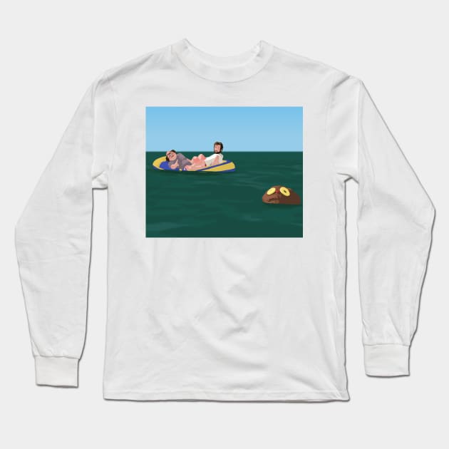 Rum Ham Long Sleeve T-Shirt by SteveMartzArt